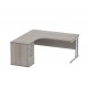 Core Corner Desk With Desk High Pedestal